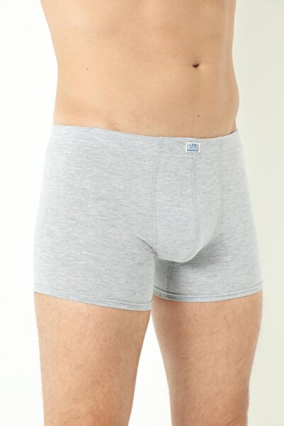 Arma Yıldız Gray Men's Boxers Plain 3 Pack Cotton Lycra