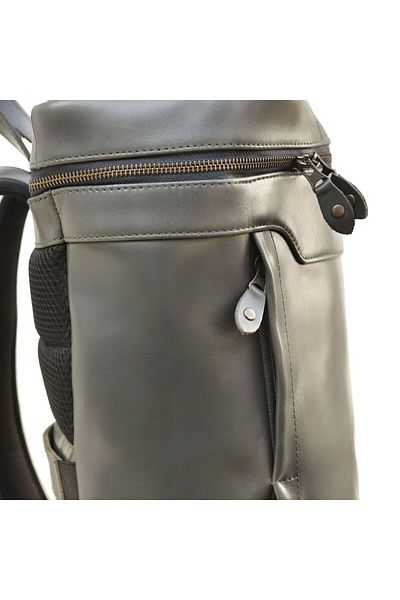 Buckle & Seam Siwa backpack leather 47 cm laptop compartment
