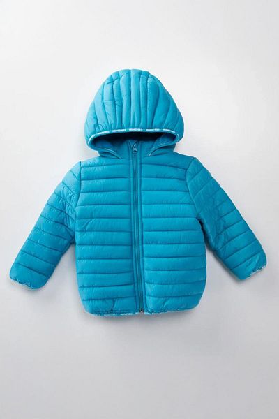 Minigimin Cicileri My Mini's Quilted Welsoft Lining Coat for 1-10 Years Old Children - Blue
