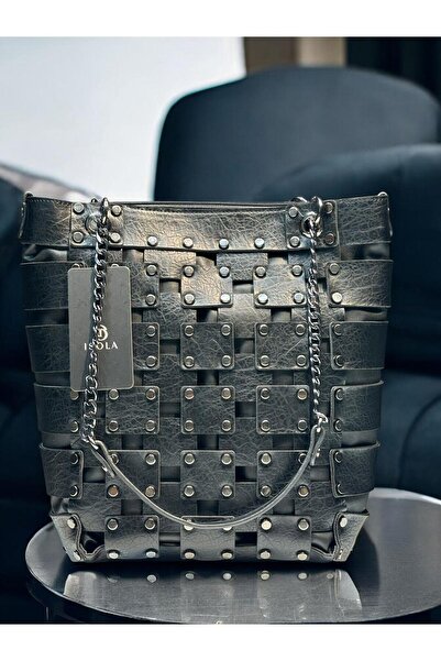 İsola Τσάντα Ώμου ISOLA - Με λεπτομέρειες στο χέρι και στη λαβή, SL.73634392SYH