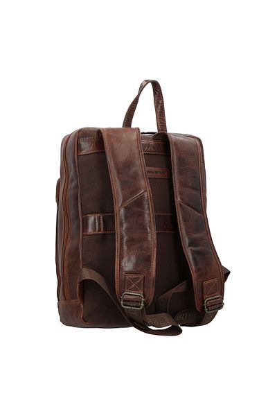 Greenburry Rugged Business backpack Leather 39 cm Laptop compartment
