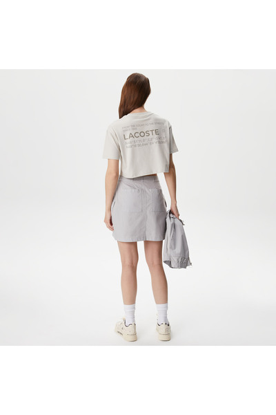 Lacoste House Of Superstep X Kadın Gri Etek