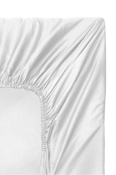 Ala Perde By İtalyanhomestore Cotton Satin Plain - King Size - Oversize - Elastic Sheet