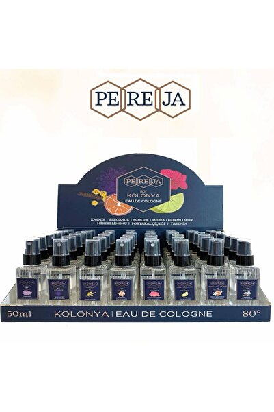 Peraja Pereja Sprey Kokulu Kolonya 6 lı x 8 Farklı Koku 50 ml 48 Adet