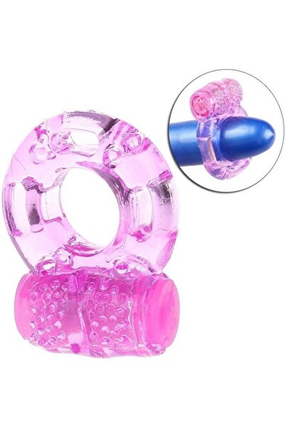 Güçlü Titreşimli Esnek Yumuşak Jel Dokuda Klitoris Uyarıcılı Orgazm Penis Ring Halka Yüzüğü