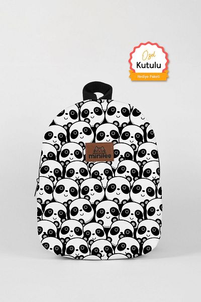 Minilee Cheerful Pandas 0-8 Years - Children's Kindergarten, Nursery Backpack