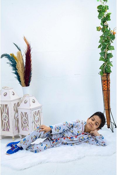 MAXI DRY Children's Pajama Set, Sonic Print, 3-14 Years
