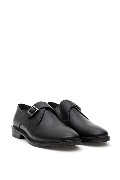 Pierre Cardin Black 100% Leather Classic Shoes 50298521-Vr046