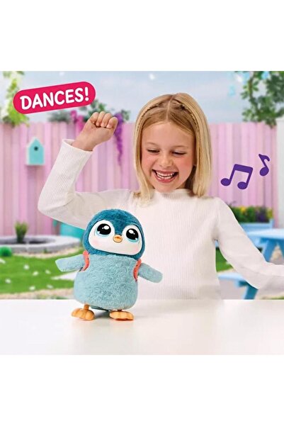 GIOCHI PREZIOSI Peluş Sesli İnteraktif Paytak Yürüyen Penguen Peluş Oyuncak Little Pets