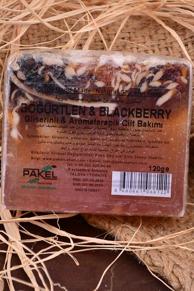 Gurmepark Natural Handmade Blackberry Blackberry Skin and Hair Care Soap