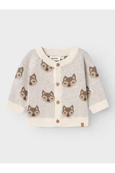 Lil' Atelier Baby Strickjacke Bio-Baumwolle