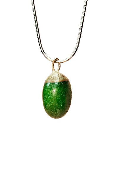 STUMBANNG Aventurine Natural Stone Chain Handmade Necklace End: 2 cm Chain: 20 cm Boxed