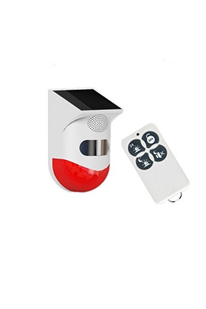 gaman Solar Güneş Enerjili Alarm Solar Çevre ve Sınır Alarm Sistemi Hareket Sensörlü Tel Örgü Alarmı 10Db