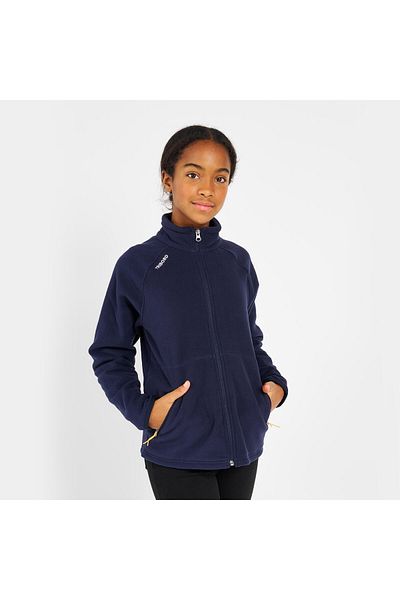 Decathlon Tribord Children's Warm Sailing Fleece - Blue/Black - Sailing 100