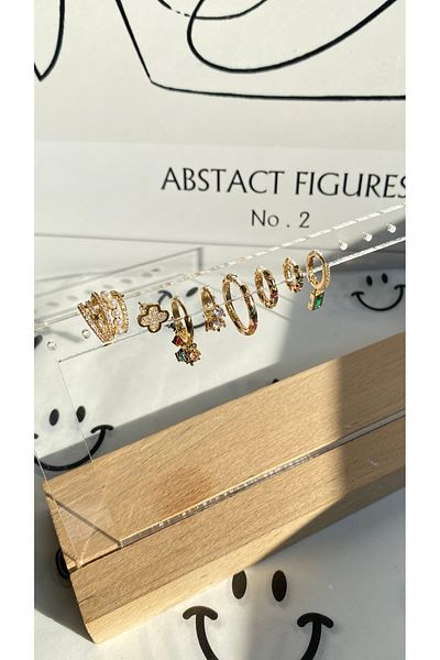 GAMZE STEEL VIP CIGARDS INCLUDED EARRING SET