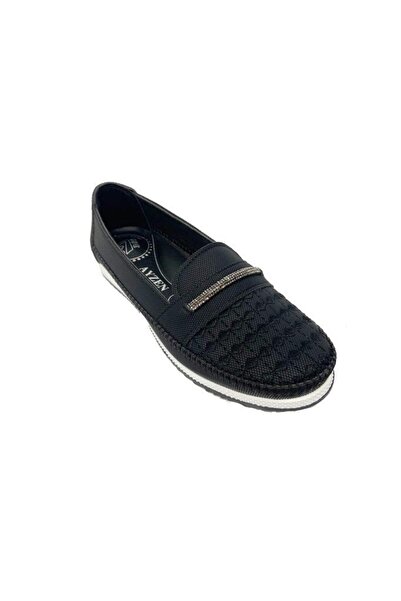 Ayzen A724-24  Deri Trend Fashıon Kadın Ayakkabı