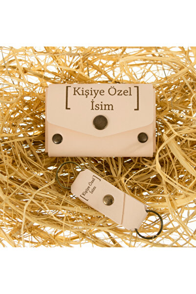 miawiki İsme Özel Deri Cüzdan, Özel Günler İçin Hediye, Kişiye Özel Deri Bozu...