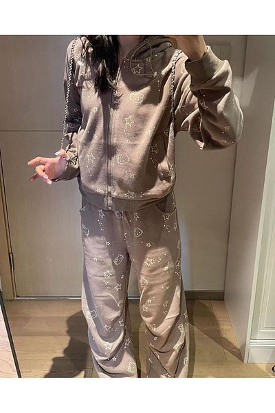 Touz Moda Sanrio Hello Kitty Bottom Top Tracksuit Set