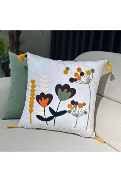 NİVEMESHOME ΚΑΛΥΜΜΑ ΚΑΝΑΠΕ ΜΕ ΚΕΝΤΗΜΑ ΑΝΘΕΩΝ 45Χ45