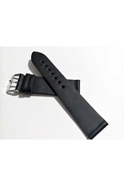 FADO Greyzi Black Leather Fossil Watch Band - 22 mm