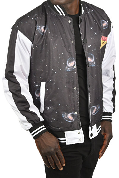 DeepSEA Ανδρικό μαύρο ψηφιακό εμπριμέ αδιάβροχο παλτό 2304787