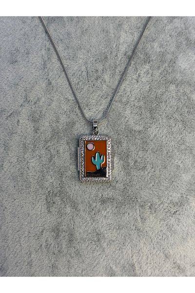 Uzak Işıklar Bohemian Desert Steel Necklace