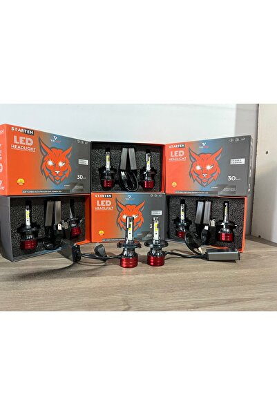 vr pro Vrpro Starten H4 Slim LED Xenon 12000 Lümen Profesyonel LED
