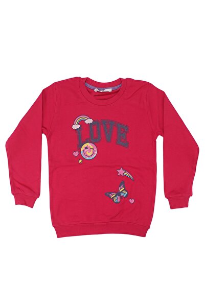 bebegen Дівчача футболка з принтом «Fuchsia Love Smile»