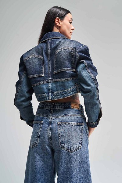 its basic Jachetă de damă T.Jeans Color 2w48 Crop Denim
