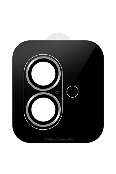 NovStrap iPhone 16  / iPhone 16 Plus ile Uyumlu Kamera Koruma Lens Koruyucu C...