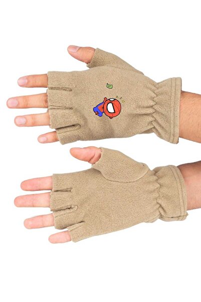 Fanze Mănuși cu tăietură din lână polară Super Hero rnz5067