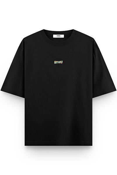 Overoz Μπλουζάκι Butterfly Butterfly Back Printed Semi Oversize T-shirt 1231