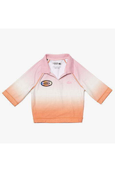 Lacoste SPORT Kadın Slim Fit Açık Turuncu Polo