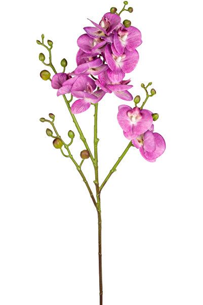 Herdekora Yapay Orkide Gerçek Dokulu Mor 80 Cm.