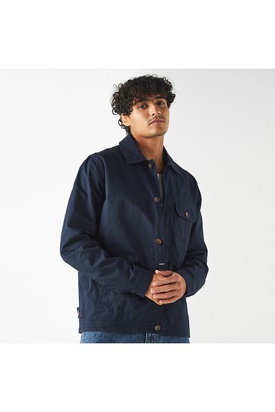 Lee Cooper سترة مضلعة بأكمام طويلة وجيوب