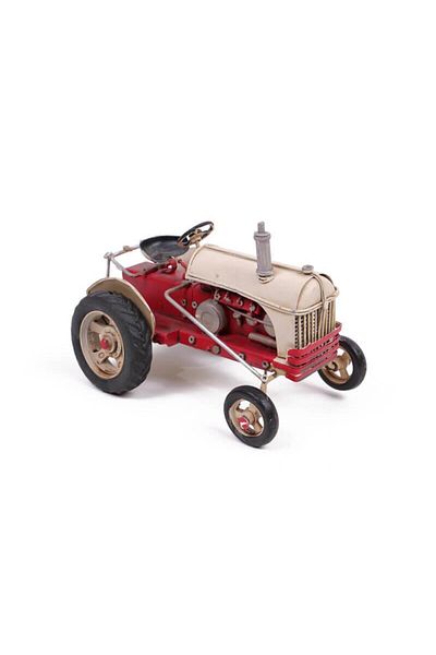 ECOME Metal Tractor Figurine Decorative Gift