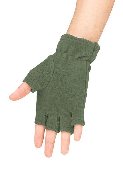 Fanze King Skull Printed Winter Cut Fleece Gloves Rnz3680