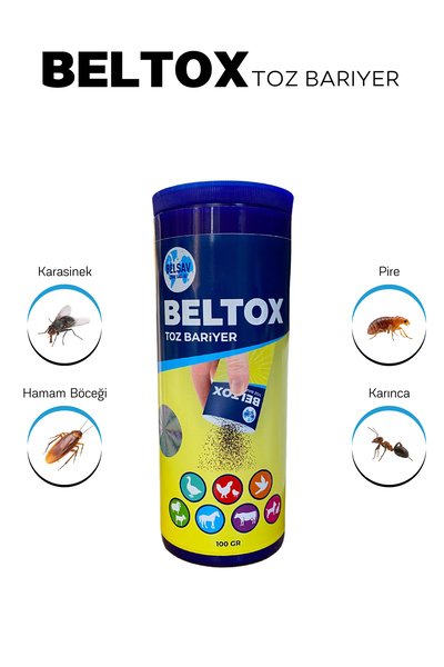 Belsav Beltox Toz Bariyer 100gr Hayvanlar İçin Bit Pire Karınca Tozu