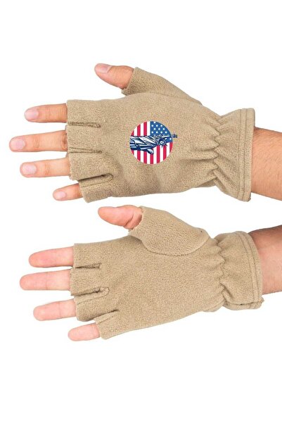 Fanze Mănuși de iarnă din lână polară cu imprimeu Freedom Memorial rnz3706