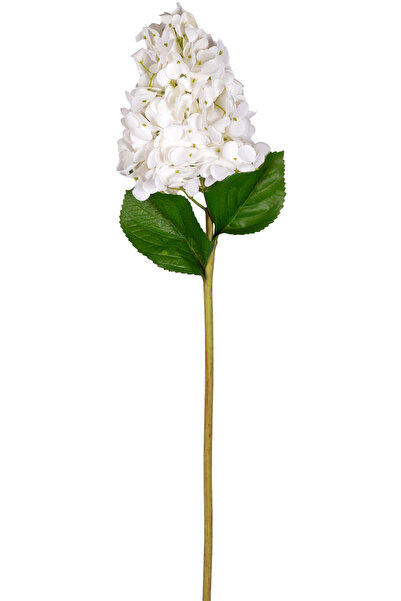Herdekora Yapay Ortanca Islak Dokulu Beyaz 70 Cm.