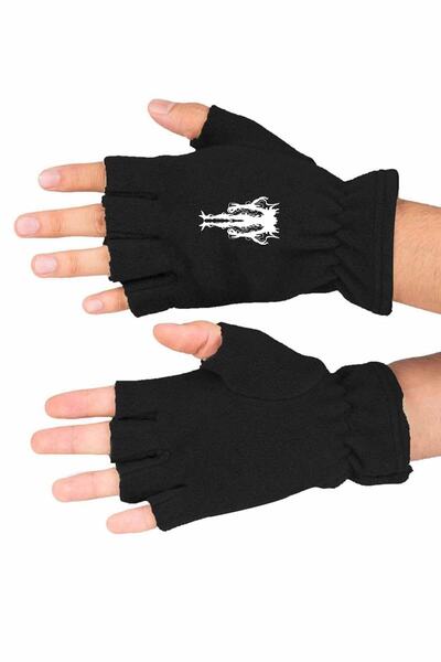 Fanze Mănuși de iarnă din lână polară cu imprimeu anime rnz2747