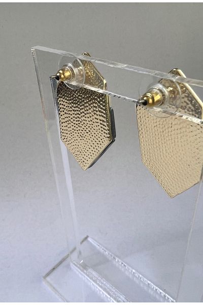 Çelik Asymmetrical Model Stylish Earrings
