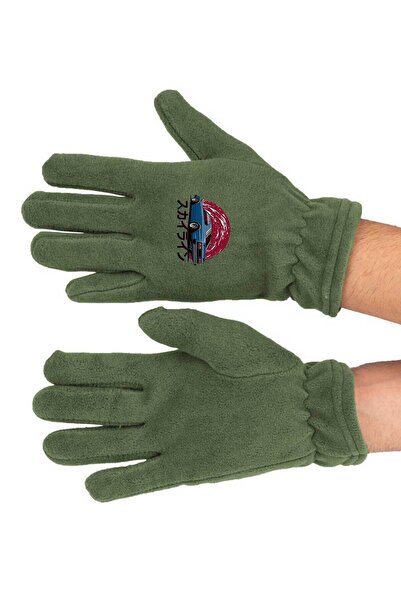 Fanze Mănuși lungi din lână pentru iarnă - cu imprimeu auto, rnz3451