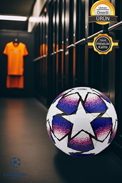 x1marka Orijinal Şampiyonlar Ligi Futbol Topu Özel Tasarım Halı Saha Çim Beto...