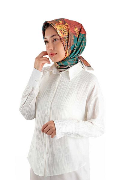 Bursa İpek Μεταξωτό μαντίλι Red Turtle Trainer Twill