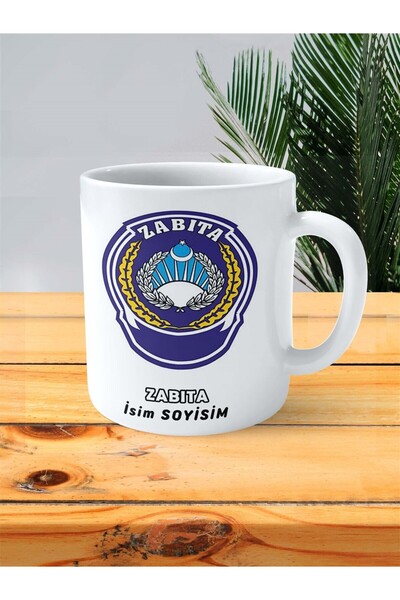 ART HEDİYE zabıta Meslek Baskılı Kupa Bardak Çift Taraflı baskı kişiye özel m...