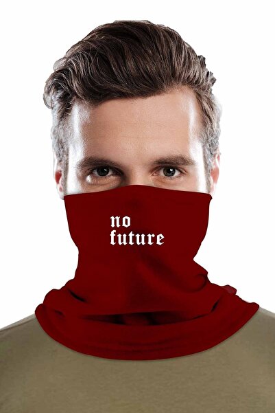 Fanze Зимен поларен шал за врата - No Future Printed rnz3053