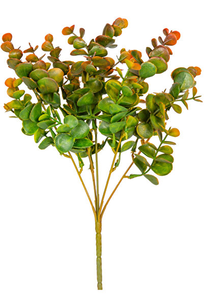Herdekora Eucalipt Artificial Portocaliu-Verde 30 Cm.