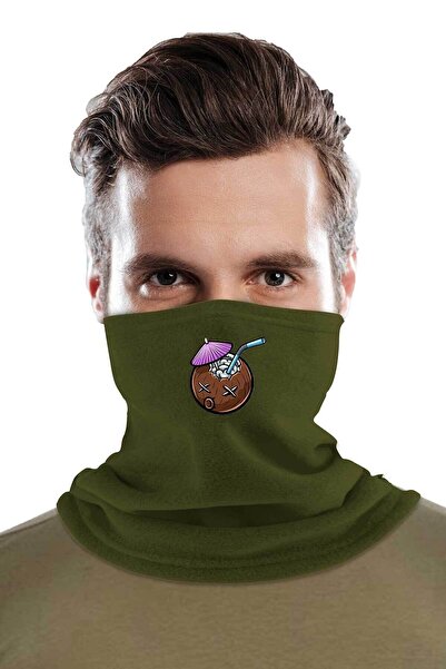 Fanze Guler de iarnă din lână polară cu imprimeu Kokonat rnz3637