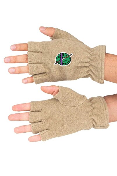 Fanze Mănuși de iarnă din lână polară cu imprimeu Țestoasele Ninja rnz3805